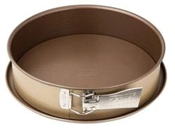 Springform "Mojave Gold" With Flat And Tubular Base, Gold/Mahagony, 10.24" -Wilton Shop 412Sdx8OSPL