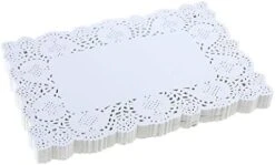 9X6.5 Inch Rectangle White Paper Doilies For Birthday Party Wedding Tableware Decoration,Pack Of 200 -Wilton Shop 412Te dJ8eL. AC