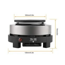 Electric Mini Stove Hot Plate, Countertop Burner 500W 100V, Portable Single Burner Multifunction Heater Plate For Milk Water Coffee Heating, Camping RV Hot Pot -Wilton Shop 412a5lzfjBL 3