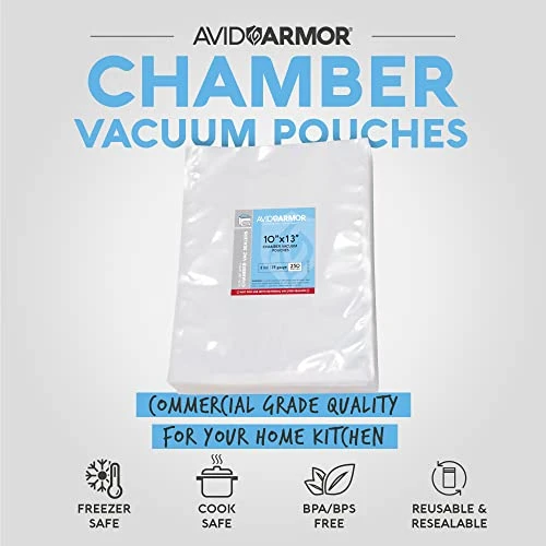 – Chamber Machine Pouches, Pre-Cut Chamber Vacuum Sealer Bags, Heavy Duty Seal Pouch, BPA-Free Chamber Sealer, 10 X 13 Inches, Pack Of 250 Vacuum Chamber Pouches 4 – Chamber Machine Pouches, Pre-Cut Chamber Vacuum Sealer Bags, Heavy Duty Seal Pouch, BPA-Free Chamber Sealer, 10 X 13 Inches, Pack Of 250 Vacuum Chamber Pouches - Image 2