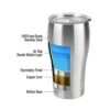 Ahoe Trails 30oz Vacuum Seal Double Walls Tumbler, 1 Count (Pack Of 1), Stainless Steel/Silver -Wilton Shop 412iG8S93vL