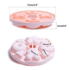 Creative Donut Biscuit Silicone Baking Mold, Non Stick Cake Baking Supplies,for Cheese Chocolate Pudding Jelly Kitchen Bakery Molds Gift (Color : Blue, Size : 5.9x0.8inch) 9 Creative Donut Biscuit Silicone Baking Mold, Non Stick Cake Baking Supplies,for Cheese Chocolate Pudding Jelly Kitchen Bakery Molds Gift (Color : Blue, Size : 5.9x0.8inch) -Wilton Shop 412r5sZsLQS