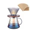 Glass Coffee Maker Pour Over Gradient Color 16oz Glass Carafe Dripper Brewer,50Pcs Coffee Lover Gift Set -Wilton Shop 412r6jmywLL
