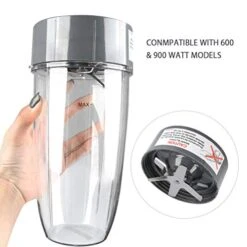 FOCCTS 32oz Nutribullet Blender Cups, 2Pcs Nutribullet Replacement Cups+2 Pcs Gasket Blender Replacement Parts, Bullet Blender Cups Replacement Compatible For Nutribullet 600w-900w 10 FOCCTS 32oz Nutribullet Blender Cups, 2Pcs Nutribullet Replacement Cups+2 Pcs Gasket Blender Replacement Parts, Bullet Blender Cups Replacement Compatible For Nutribullet 600w-900w -Wilton Shop 412rP9HLshL