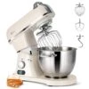 Commercial Stand Mixer 8.4QT 800W With Aluminum Cast Body And NSF Certified, Kitchen Electric Mixer Metal Food Mixer With Stainless Steel 8L Bowl, Dough Hook And Beater With Smart Timer Display 1 Commercial Stand Mixer 8.4QT 800W With Aluminum Cast Body And NSF Certified, Kitchen Electric Mixer Metal Food Mixer With Stainless Steel 8L Bowl, Dough Hook And Beater With Smart Timer Display -Wilton Shop 412xmQAx8tL