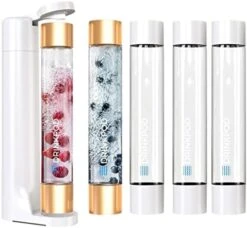 Limited Edition Fizzpod Sparkling Soda Maker With 5 One Liter Bottles Included. Carbonates Any Beverage (DPFZPOD1K2C_WS) -Wilton Shop 4130fc hfKL. AC