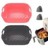 2-Pack Air Fryer Silicone Pots, Dompion Square 8 Inch Food Safe Silicone Basket Liners, Heat Resistant Reusable Easy To Clean Air Fryer Accessories With Heat-proof Gloves For 6QT Or Bigger Air Fryer 2 2-Pack Air Fryer Silicone Pots, Dompion Square 8 Inch Food Safe Silicone Basket Liners, Heat Resistant Reusable Easy To Clean Air Fryer Accessories With Heat-proof Gloves For 6QT Or Bigger Air Fryer -Wilton Shop 4132Me99i0L