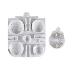 Flower Pro Toadstools & Mushrooms Silicone Mold And Veiner (by Chef Nicholas Lodge For Katy Sue Designs)