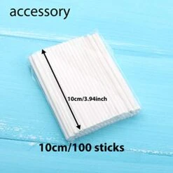 2pcs Round Silicone Hardy Candy Mould Lollipop Molds Baking Tool With 100pcs Paper Sticks, Set Of 2 -Wilton Shop 413HT8C8vgL