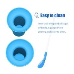 Slushie Maker Cup, TIK TOK Magic Squeeze Cup Quick Frozen Smoothies Cup Double Layer Slushy Maker Cup, Homemade Milk Shake Ice Cream Maker DIY It For Children And Adults (Large-Cup-Light Blue) 14 Slushie Maker Cup, TIK TOK Magic Squeeze Cup Quick Frozen Smoothies Cup Double Layer Slushy Maker Cup, Homemade Milk Shake Ice Cream Maker DIY It For Children And Adults (Large-Cup-Light Blue) -Wilton Shop 413K5SCHmZL