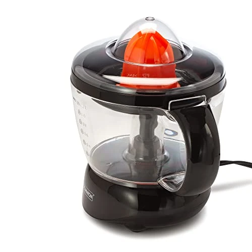 BPA-Free Electric Citrus Juicer Extractor, Compact Volume Pulp Control, Oranges, Lemons, Limes, Grapefruits With Easy Pour Spout, 40oz, Includes Two Juicing Cones, Black 6 BPA-Free Electric Citrus Juicer Extractor, Compact Volume Pulp Control, Oranges, Lemons, Limes, Grapefruits With Easy Pour Spout, 40oz, Includes Two Juicing Cones, Black - Image 4