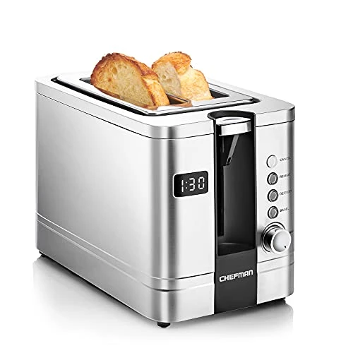 2-Slice Digital Toaster, Pop-Up, Stainless Steel, Extra-Wide Slots For Bagels, Defrost, Reheat, Cancel Functions, Removable Crumb Tray 3 2-Slice Digital Toaster, Pop-Up, Stainless Steel, Extra-Wide Slots For Bagels, Defrost, Reheat, Cancel Functions, Removable Crumb Tray