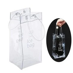 PVC Bottle Cooler, Ice Bag, Cooler Bag, Wine Ice Bag, 4 Pieces, Environmentally Friendly, PVC, Leak-Proof Ice Bag Set, Portable Transparent Wine Bottle Cooler With Handle For Champagne Wine Drinks 9 PVC Bottle Cooler, Ice Bag, Cooler Bag, Wine Ice Bag, 4 Pieces, Environmentally Friendly, PVC, Leak-Proof Ice Bag Set, Portable Transparent Wine Bottle Cooler With Handle For Champagne Wine Drinks -Wilton Shop 413upsnWnzL