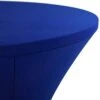2 Pack 24x43 Inch Royal Blue Cocktail Tablecloth Round Fitted Stretch Spandex Table Cover For Party Wedding Bars -Wilton Shop 4141wkIeQYL