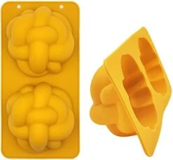 Silicone Challah Braid Bread Mold Bakeware, Small Challettes, Perfect Kosher Challah Braided Baking Mold Pan, No Shaping Required (Single) 11 Silicone Challah Braid Bread Mold Bakeware, Small Challettes, Perfect Kosher Challah Braided Baking Mold Pan, No Shaping Required (Single) -Wilton Shop 414AFd0I7iL. AC