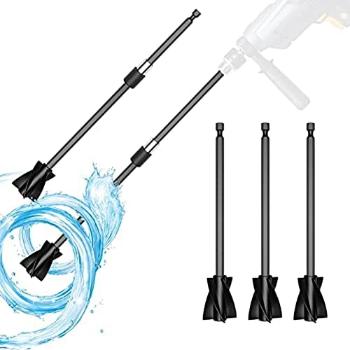 RIES 5Pcs Resin Mixer Paddles With 2 Extension Rods, Epoxy Mixer Attachment For Mixing 5 RIES 5Pcs Resin Mixer Paddles With 2 Extension Rods, Epoxy Mixer Attachment For Mixing - Image 3