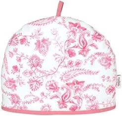 Tea Cozy For Teapot 100% Cotton Extra Thick Wadding, Tea Cosy British - Designed In England - Insulated Large Teapot Cozy Fits 1 To 6 Cup - Vintage Blue Floral -Wilton Shop 414H1OCCD L. AC