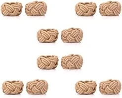 Napkin Rings Set Of 12, Rattan Napkin Holders, Napkin Rings Bulk For Party Decoration, Dinning Table, Everyday, Family Gatherings - A Great Tabletop Décor - Natural -Wilton Shop 414HXGg1s3L. AC