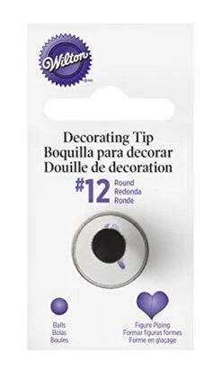 Round Decorating Piping Tip #12