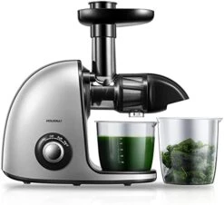 Juicer Machines Vegetable And Fruit, HOUSNAT Slow Masticating Juicer With 2-Speed Modes Easy To Clean, Cold Press Juicer Extractor With Quiet Motor, Reverse Function, Recipes (Passion Red) -Wilton Shop 414RFVB94rL. AC