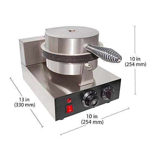Waffle Iron | Waffle Cones For Ice Cream | Stainless Steel Waffle Maker | Single & Double | Nonstick | 110V (single) 3 Waffle Iron | Waffle Cones For Ice Cream | Stainless Steel Waffle Maker | Single & Double | Nonstick | 110V (single)