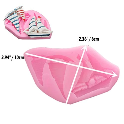 6 Pack Mermaid Fondant Cake Mold - Mermaid Seashell Starfish Conch Coral Seaweed Fish Turtles Silicone Mold Suitable For Cake Chocolate Candy Fondant Polymer Clay Crafting Projects 5 6 Pack Mermaid Fondant Cake Mold - Mermaid Seashell Starfish Conch Coral Seaweed Fish Turtles Silicone Mold Suitable For Cake Chocolate Candy Fondant Polymer Clay Crafting Projects - Image 3