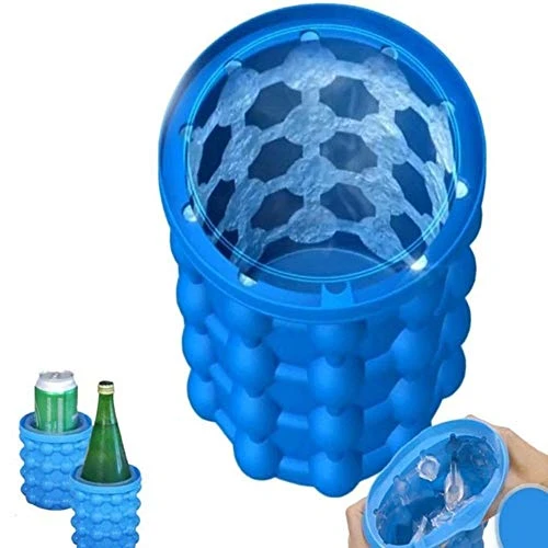 Ice Buckets Silicone Ice Maker Quick Ice Bucket Storage Silicone Bucket Refrigerator Effect Fast Ice Buckets (Color : A01, Size : 104103103mm) 5 Ice Buckets Silicone Ice Maker Quick Ice Bucket Storage Silicone Bucket Refrigerator Effect Fast Ice Buckets (Color : A01, Size : 104103103mm) - Image 3