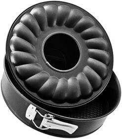 10-inch Non-Stick Carbon Steel Springform Pan With 2 Bases, Standard And Bund -Wilton Shop 4151HciSWyL. AC