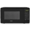 Compact Countertop Microwave Oven 0.7 Cu. Ft. 700-Watts Microwave Ovens With LED Digital Display, Child Lock, Easy Clean Interior, 6 Quick-Set Menu, 10 Power Levels (Black) -Wilton Shop 41521gqXxiL
