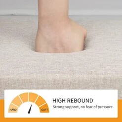 Bench Cushions,Custom Size Bench Cushion For Indoor/Outdoor Furniture,Non-Slip Patio Seat Cushions,70D Thickened Foam Bench Cushion For Bay Window,Custom 70+ Colors,Zippered For Easy Clean -Wilton Shop 4153dPrKAGL