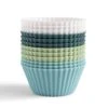 Reusable Silicone Baking Cups - Non-Toxic, BPA Free, Dishwasher Safe ((White, Navy, Sage Green, Dusty Blue), Standard) -Wilton Shop 4154r4pRGjL