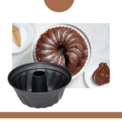 Non-stick Donut Pan 10 Inches Diameter X 4 Inches Bottom Non-Stick Cake Pans Fluted Cake Pans For Baking Jelly Pan Pancake Pan Pancake Baking Pan Box Loaf Pan Loaf Pans Mold -Wilton Shop 415RBuaemdL