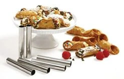 Stainless Steel Mini Cannoli Form, Set Of 6, 6-Pack 10 Stainless Steel Mini Cannoli Form, Set Of 6, 6-Pack -Wilton Shop 415V1XL29jL