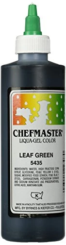 Leaf Green Liqua-Gel® Food Coloring | Vibrant Color | Professional-Grade Dye For Icing, Frosting, Fondant | Baking & Decorating | Fade-Resistant | Easy-to-Use | Made In USA | 10.5 Oz