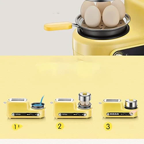 AMAYYAmbj Bread Maker Omelette Steamed Egg Toaster Household Breakfast Toaster Driver Small Frying Pan Appliance Breakfast Machine Flour Maker Hot 4 AMAYYAmbj Bread Maker Omelette Steamed Egg Toaster Household Breakfast Toaster Driver Small Frying Pan Appliance Breakfast Machine Flour Maker Hot - Image 2