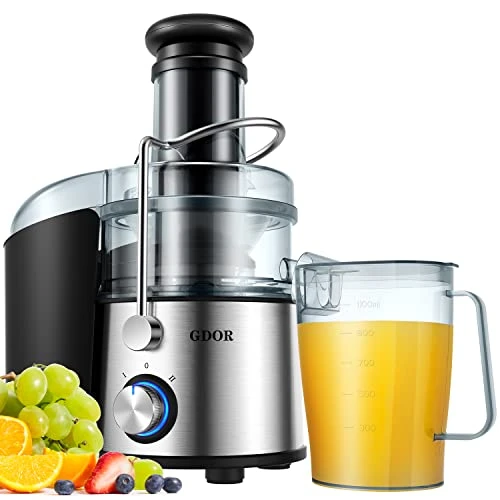 1200W Juicer With Titanium Enhanced Cut Disc, Larger 3” Feed Chute Juicer Machines For Whole Fruits And Vegetables, Centrifugal Juicer With 40 Oz Juice Pitcher, BPA-Free, Easy To Clean, Silver 3 1200W Juicer With Titanium Enhanced Cut Disc, Larger 3” Feed Chute Juicer Machines For Whole Fruits And Vegetables, Centrifugal Juicer With 40 Oz Juice Pitcher, BPA-Free, Easy To Clean, Silver