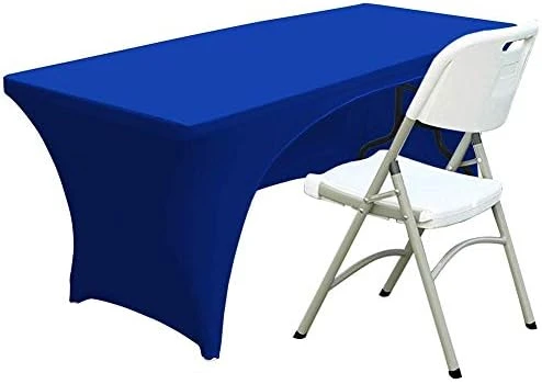 Spandex Open Back Table Cover 6 Ft. Fitted Polyester Tablecloth Stretch Spandex Tablecover Table Toppers 30+ Colors 14 Spandex Open Back Table Cover 6 Ft. Fitted Polyester Tablecloth Stretch Spandex Tablecover Table Toppers 30+ Colors - Image 12