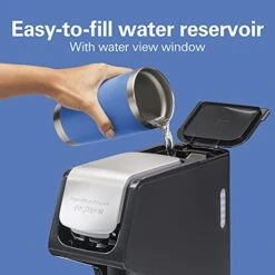 Hamilton Beach 49900 FlexBrew Single-Serve Coffee Maker Compatible With Pod Packs And Grounds, 8 Ounces, Black-Fast Brewing -Wilton Shop 4161IQ8L5YS