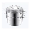 FXJ Stainless Steel Soup Pot Household Thickened Gas Induction Cooker Small Boiling Pot Steamer 1 FXJ Stainless Steel Soup Pot Household Thickened Gas Induction Cooker Small Boiling Pot Steamer -Wilton Shop 4163SfFGsuL