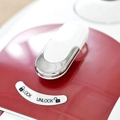 CRP-FA0610FR | 6-Cup (Uncooked) Pressure Rice Cooker | 11 Menu Options: Quinoa, Brown Rice & More, Voice Guide, Made In Korea | White/Red -Wilton Shop 41641WpPRiL