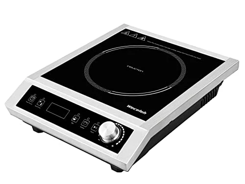 Commercial Induction Cooktop, 24-Hours Preset Induction Countertop Burner With 10 Temp Levels, Sensor Touch & Knob Control,3-Hour Timer, Stainless Steel Design, Heavy Duty, 1800W, 120V 3 Commercial Induction Cooktop, 24-Hours Preset Induction Countertop Burner With 10 Temp Levels, Sensor Touch & Knob Control,3-Hour Timer, Stainless Steel Design, Heavy Duty, 1800W, 120V