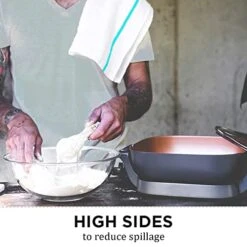 Extra Deep Nonstick Electric Skillet - Scratch Resistant - Serves 3 To 5 People (6Qt.) -Wilton Shop 416EHv2wgBL