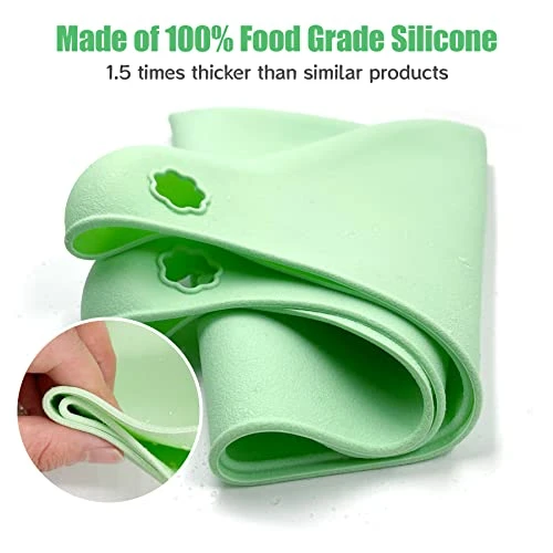 2 Pack Slow Cooker Liners - Reusable Crock Pot Liner Leakproof & Easy Clean Silicone Divider Fit 6-8 Quarts Slow Cooker Oval Or Round Pot 6 2 Pack Slow Cooker Liners - Reusable Crock Pot Liner Leakproof & Easy Clean Silicone Divider Fit 6-8 Quarts Slow Cooker Oval Or Round Pot - Image 4