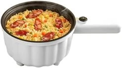 Mini Electric Stove, Plastic And Ceramic Electric Pot For Office (White) -Wilton Shop 416KP81jrHL. AC