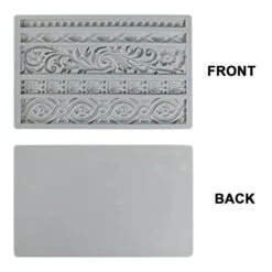 DIY Baroque Scroll Relief Cake Border Silicone Molds, Baroque Style Curlicues Scroll Lace Fondant Silicone Mold, European Frame Cake Decorating Tools, Relief Flower Lace Mould Mat(Gray) 13 DIY Baroque Scroll Relief Cake Border Silicone Molds, Baroque Style Curlicues Scroll Lace Fondant Silicone Mold, European Frame Cake Decorating Tools, Relief Flower Lace Mould Mat(Gray) -Wilton Shop 416V8tt4ywL