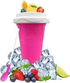 DIY Slushie Maker Cup,TIK TOK Magic Quick Frozen Smoothies Cup,Cooling Icee Maker Slushie Machine,Slushie Machine For Home Squeeze Slushie Cup,Homemade Milk Shake Ice Cream Maker Portable -Wilton Shop 416bcLLX5VL. AC