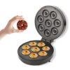 Mini Donut Maker Machine, Dessert Maker With Nonstick Surface, Electric Donut Making Machine, For Home, Kid Friendly Breakfast, Snacks, Desserts, Makes 8 Doughnuts, Black 1 Mini Donut Maker Machine, Dessert Maker With Nonstick Surface, Electric Donut Making Machine, For Home, Kid Friendly Breakfast, Snacks, Desserts, Makes 8 Doughnuts, Black -Wilton Shop 416iIET2t9L