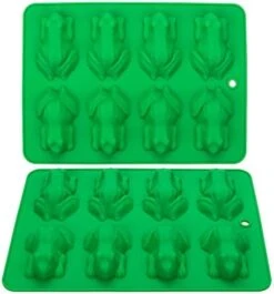Chocolate Molds Frog Candy Mold 2 Pack Silicone Molds For Jello, Keto Fat Bombs, Crayons, Gelatin, Cake Decoration, Soap, Resin(Green) -Wilton Shop 416rfW8s4iL. AC