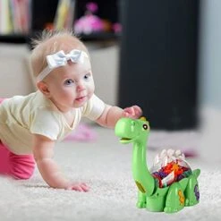 Journey Interactive Universal Walking Transparent Gear Dinosaur Car Toy Mechanical Toy Vehicle With Sound Light For Kids Early Education Vehicle Farm Books For Preschoolers -Wilton Shop 416yjV8wQdL