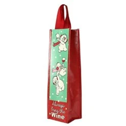 He Decor That Is Adored Snowpinions Always Bring Wine Wine Bag 6004418 New - For Christmas And Not Only